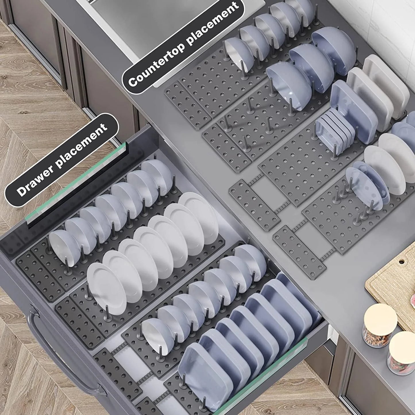Kitchen Cupboard Organization Drawer Organizer