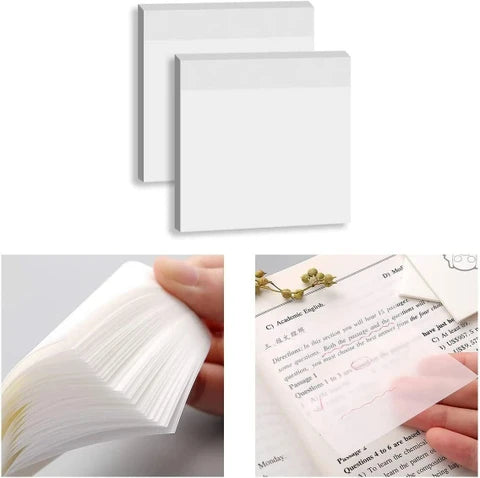 Transparent sticky notes (Pack of 50 sheets)