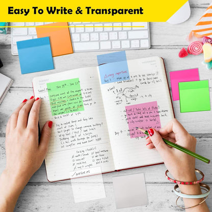 Transparent sticky notes (Pack of 50 sheets)